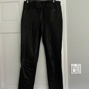 JBrand Leather Jeans